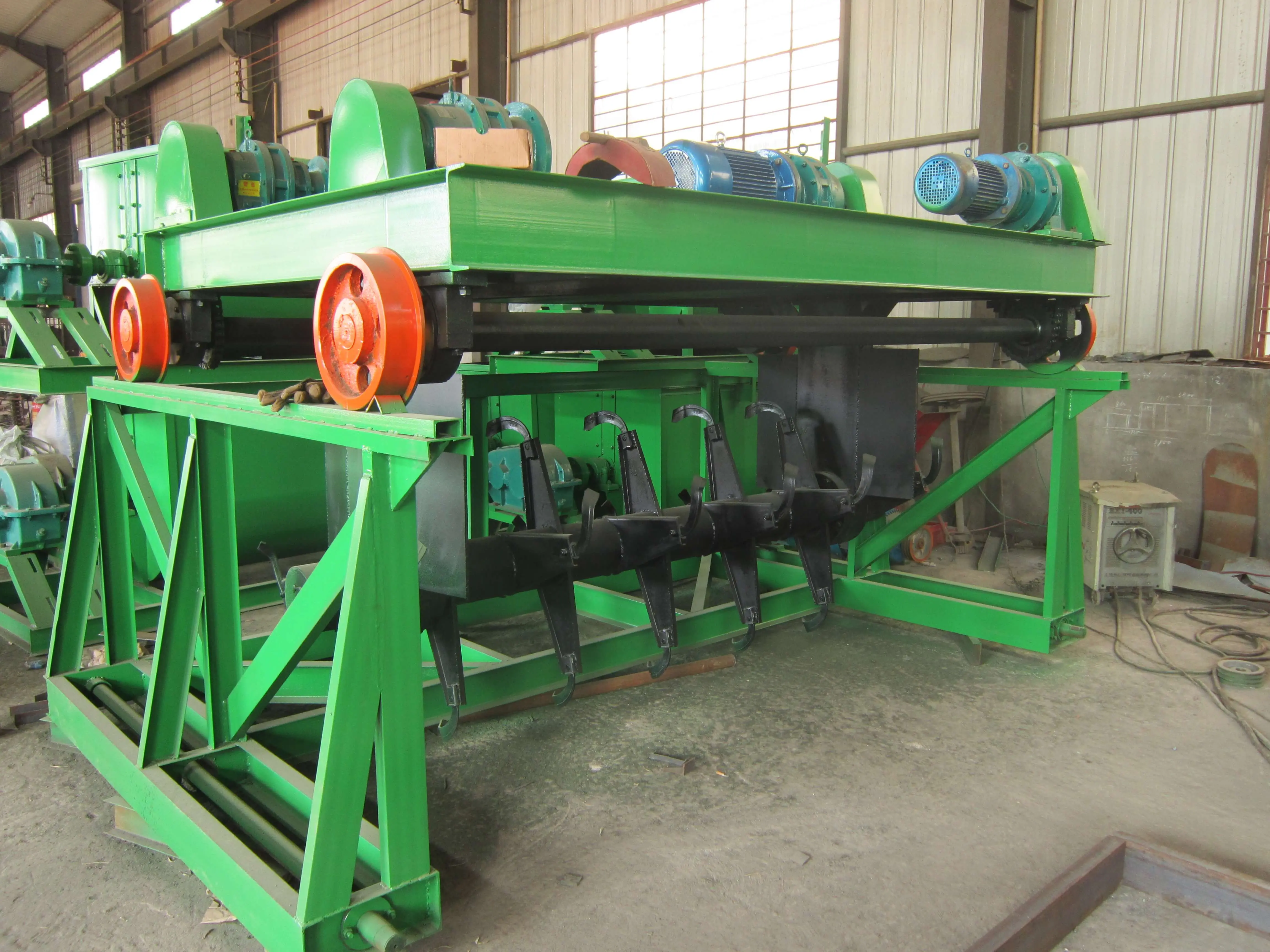 compost turning machine